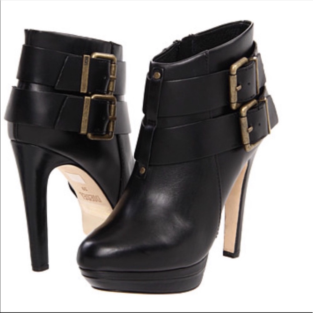 Diesel Melrose Sydney Double Buckle Booties 37